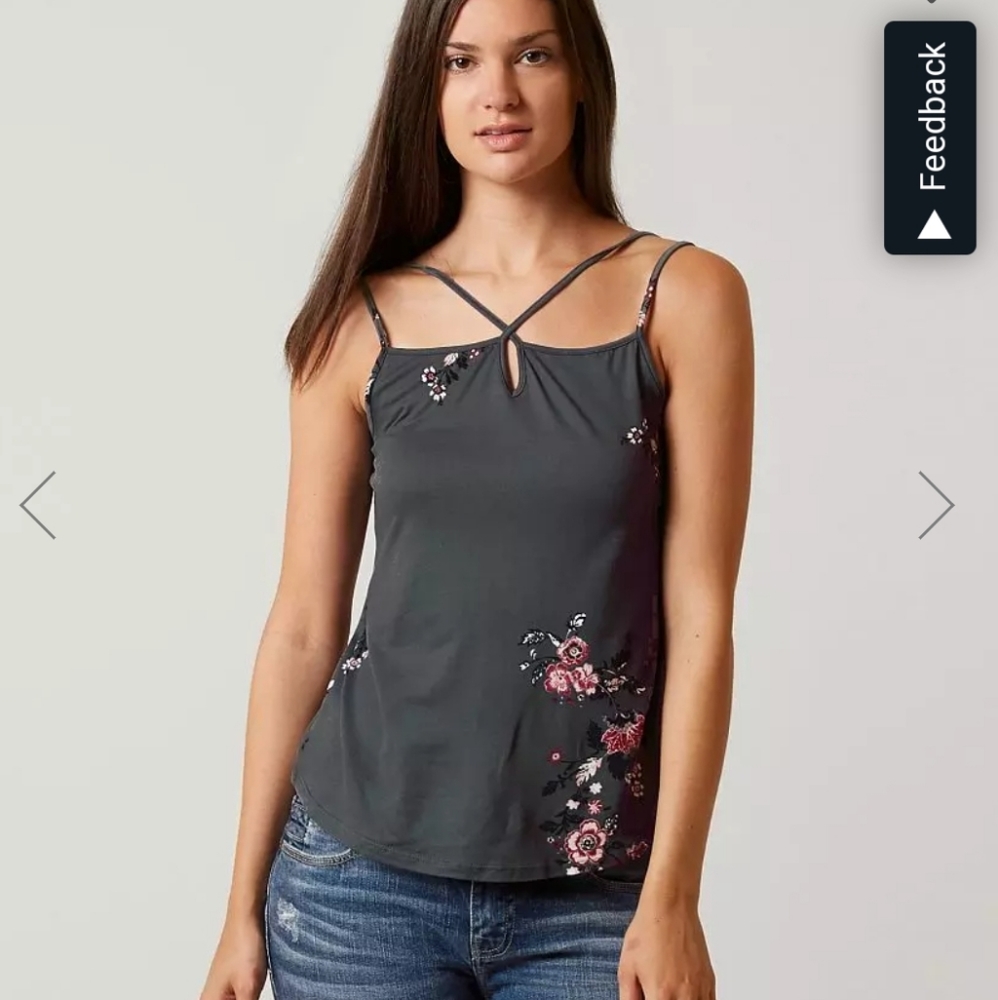 Daytrip Strappy Floral Tank sz S
